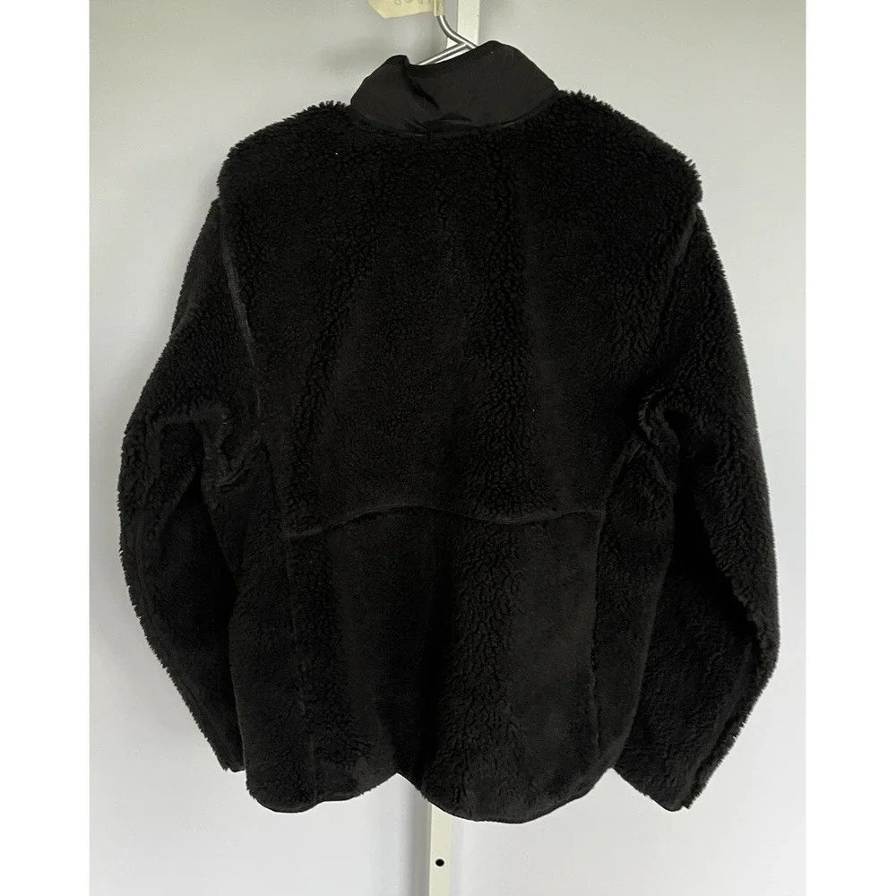 The North Face Men's Extreme Pile‎ Fleece Full Zipper Jacket Coat Black Sz Small